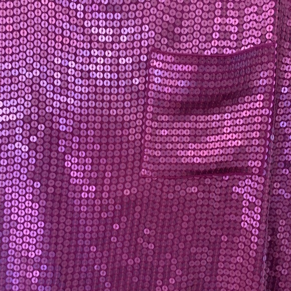 DKNY Tank Top Asymmetrical  with Sequins size M 100% Modal - Picture 2 of 7